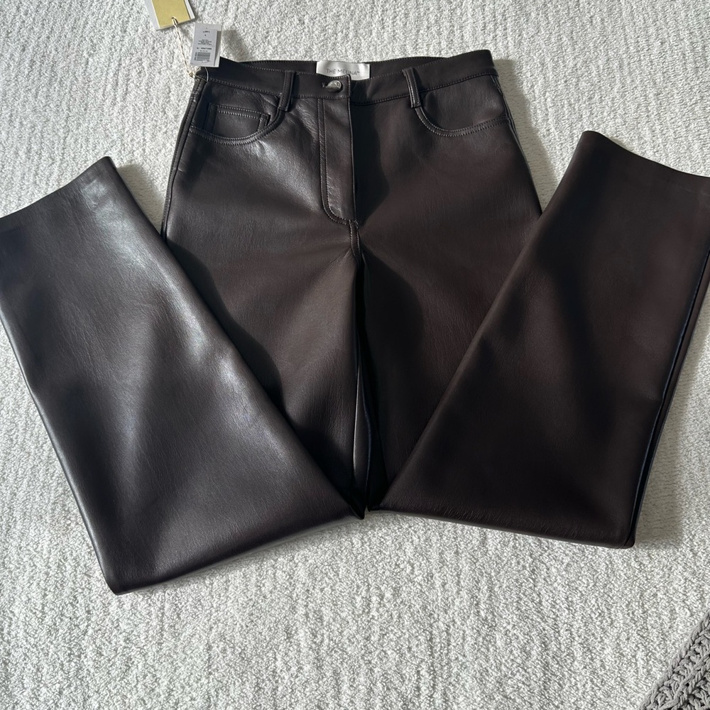 WILFRED BRAND NEW VEGAN LEATHER PANTS